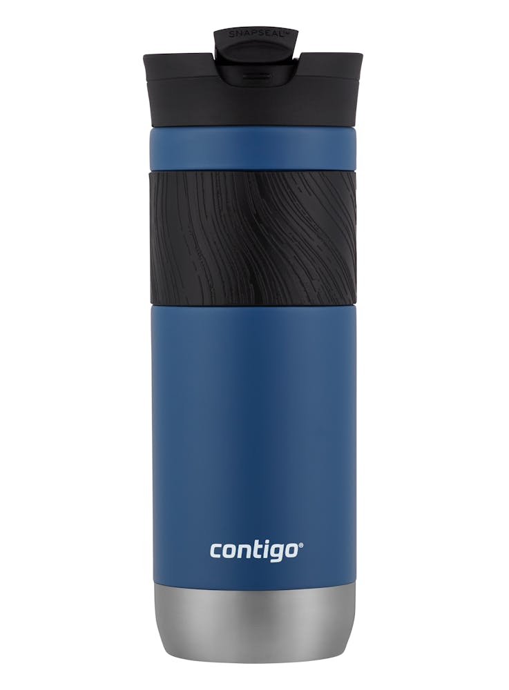Byron 2.0 Stainless Steel Travel Mug with SNAPSEAL™ Lid and Grip, 20 oz, 2-Pack - Sake & Blue Corn