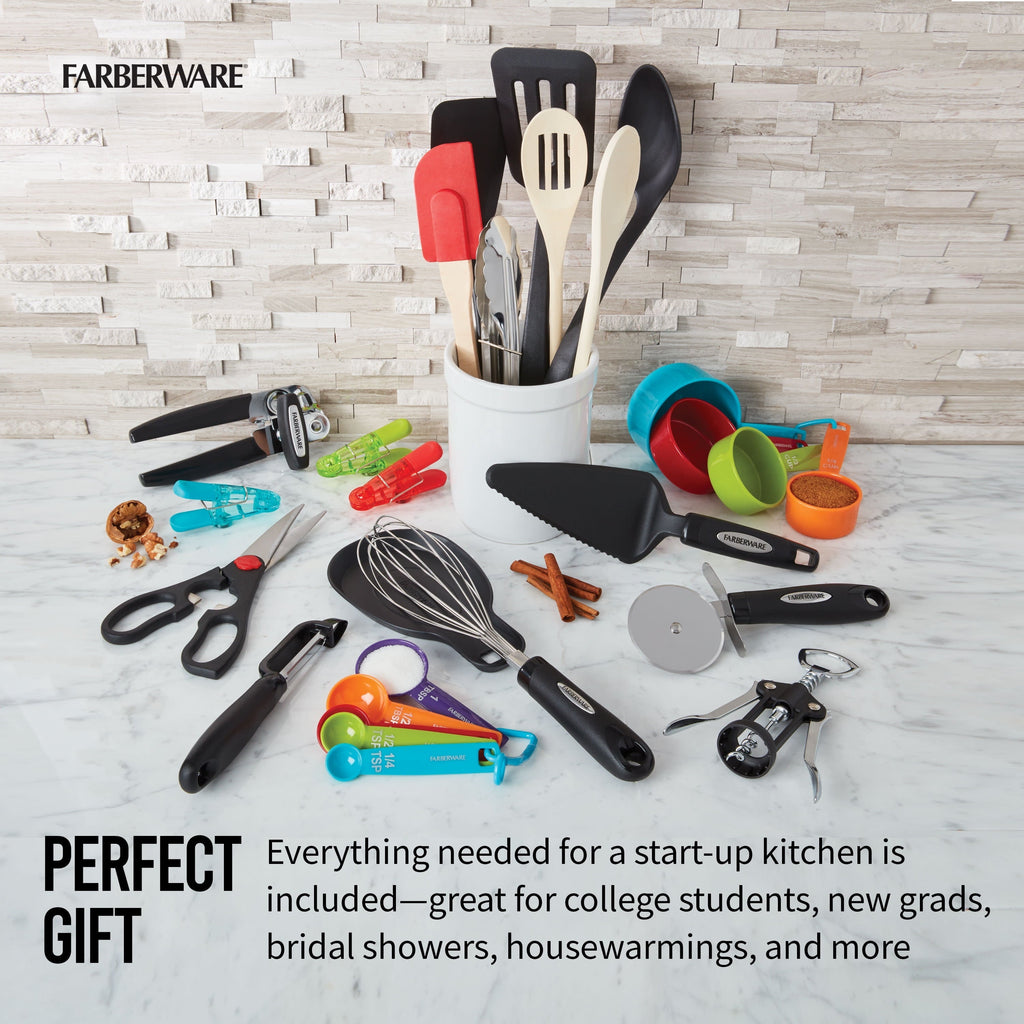 28-Piece Kitchen Utensil & Gadget Set, Multicolor