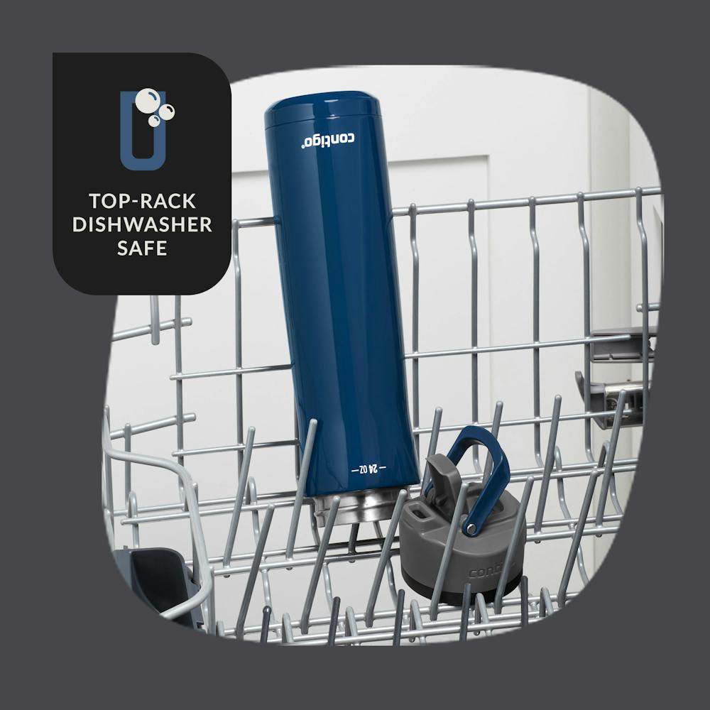 Contigo® Cortland Chill 2.0 Stainless Steel Water Bottle with AUTOSEAL® Lid, 24oz - Blueberry