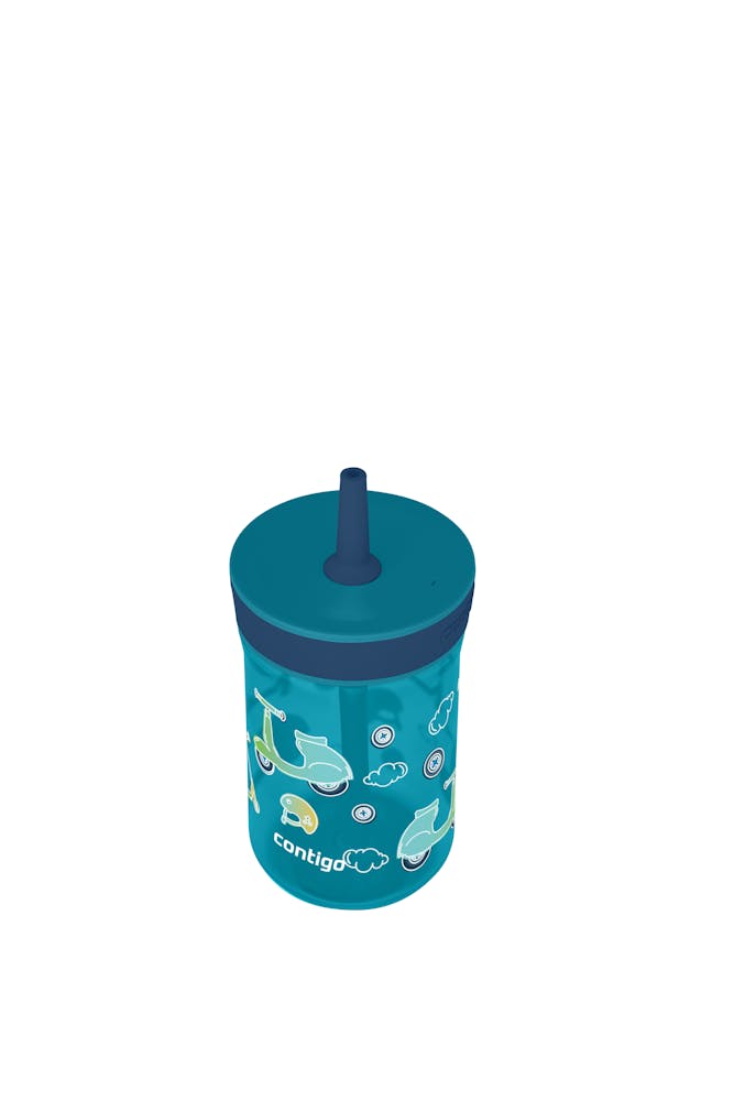 Contigo® Kids Leighton Spill-Proof Tumbler with Straw, 14 oz - Juniper with Scootin' By