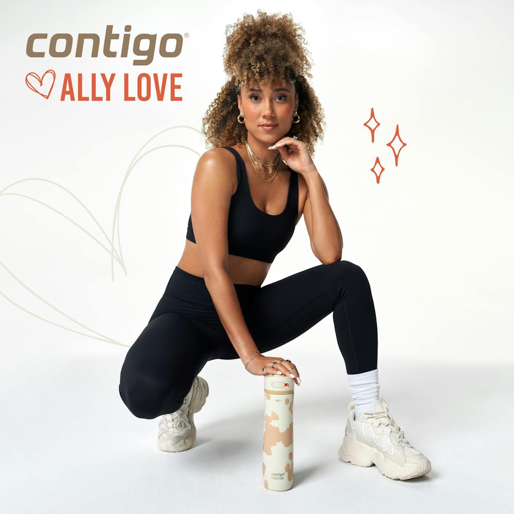 Contigo® x Ally Love Ashland Chill 2.0 Stainless Steel Water Bottle with AUTOSPOUT® Lid, 24oz - Licorice