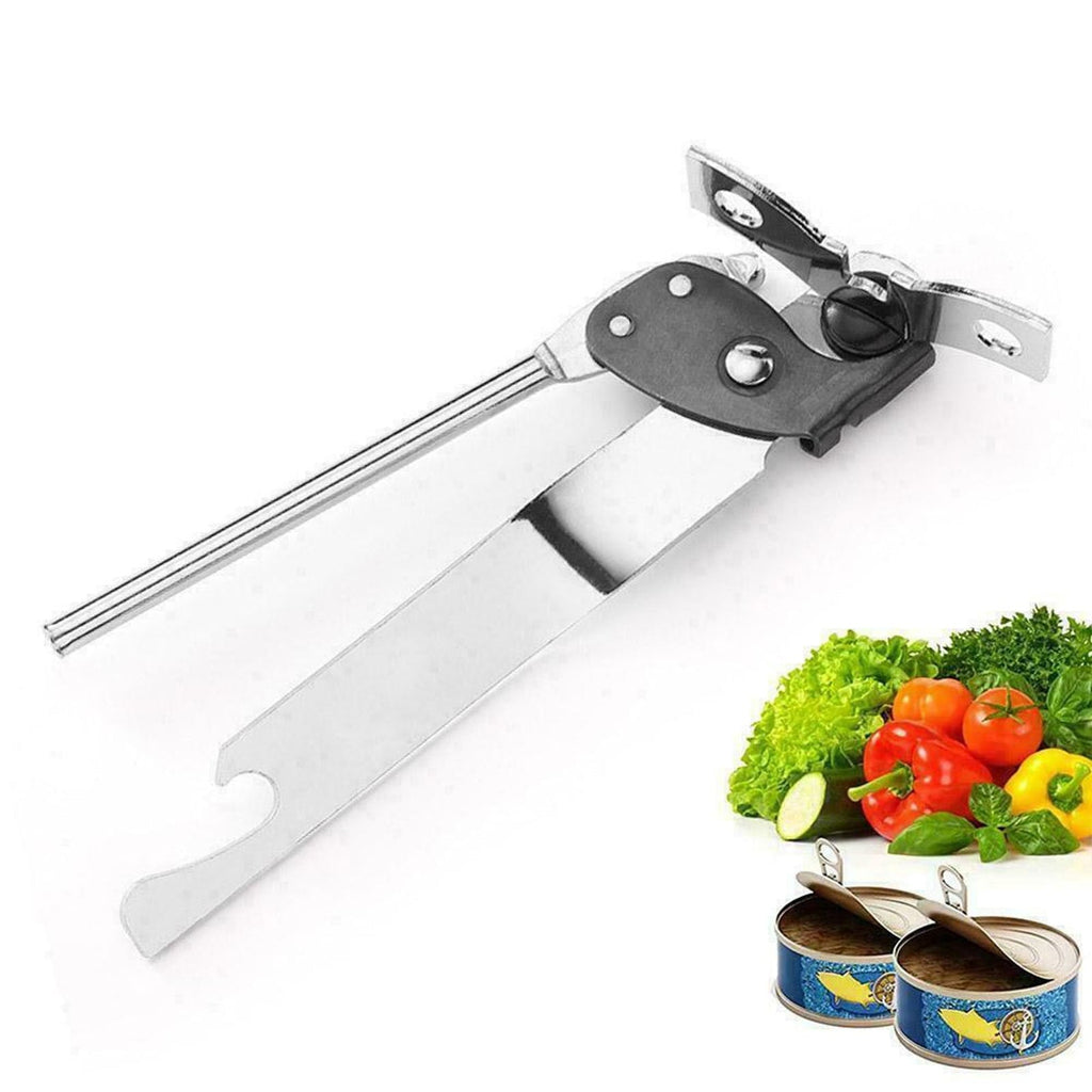 Manual Can Opener Kitchen Tools Steel Can DIY Opener Side Gadgets