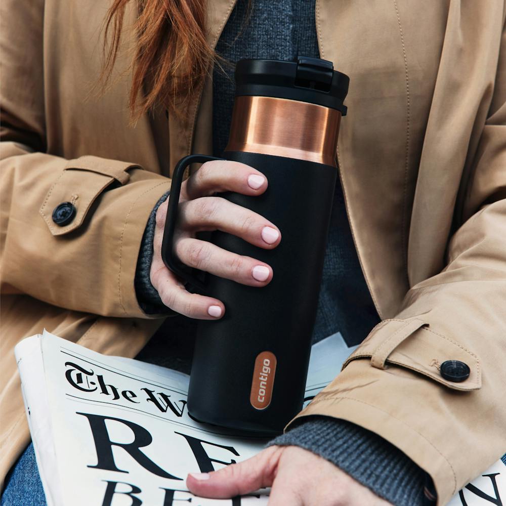 20 oz SnapSeal™ Bottle w/Handle - Abyss Bronze