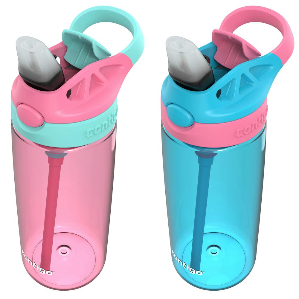 Aubrey Leak-Proof Spill-Proof Water Bottle, 20oz - Azalea Jade Vine & Blue Raspberry Azalea