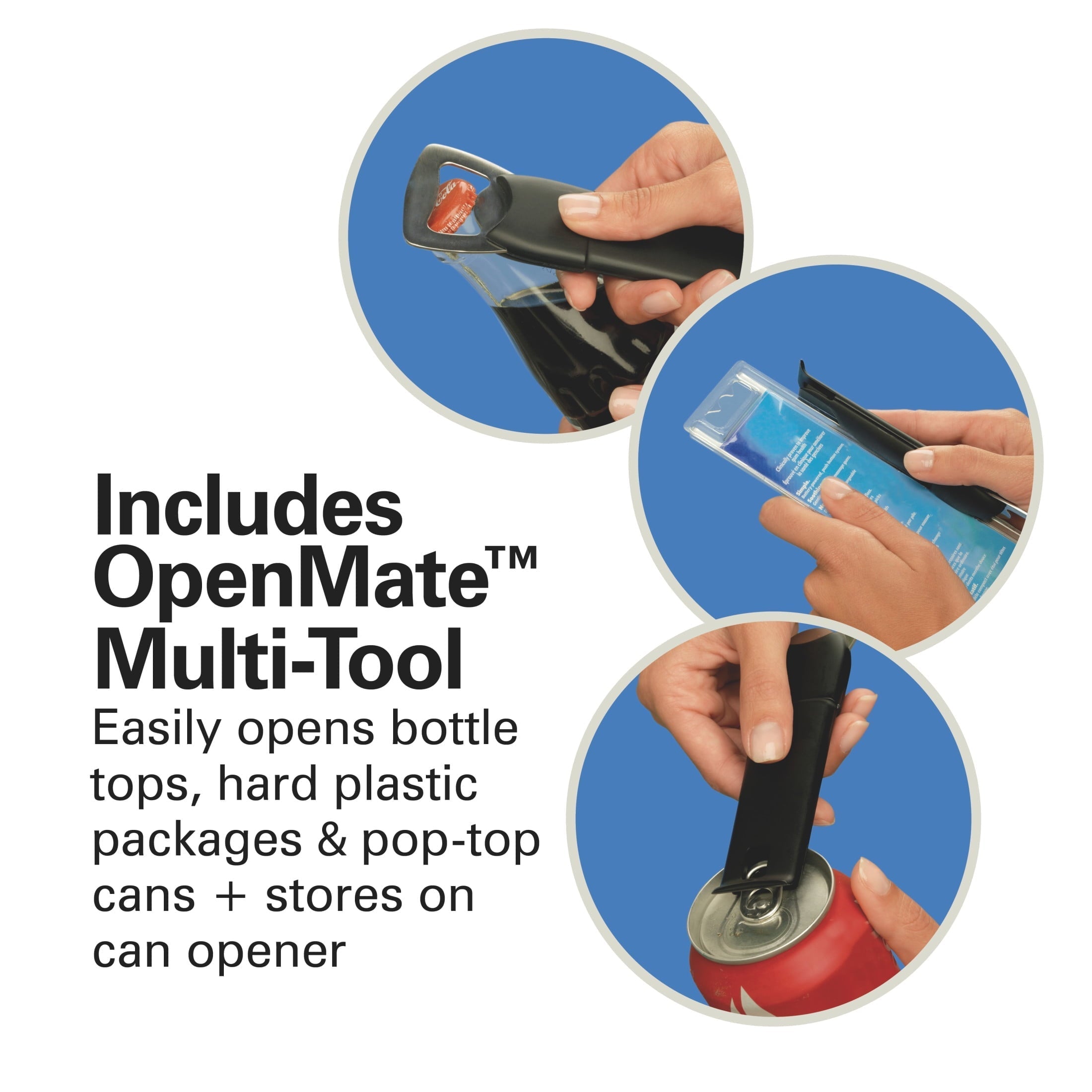 Automatic Electric Can Opener with Multi Tool, Stainless Steel