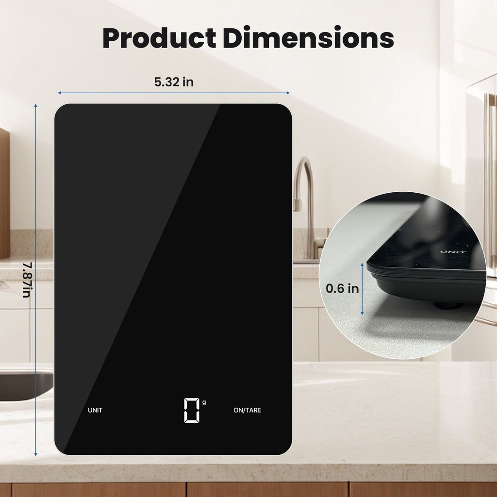 Food Scale with Nutritional Calculator, Digital Food Scales for Kitchen Scale Grams and Ounces, Smart Food Weight Sca...