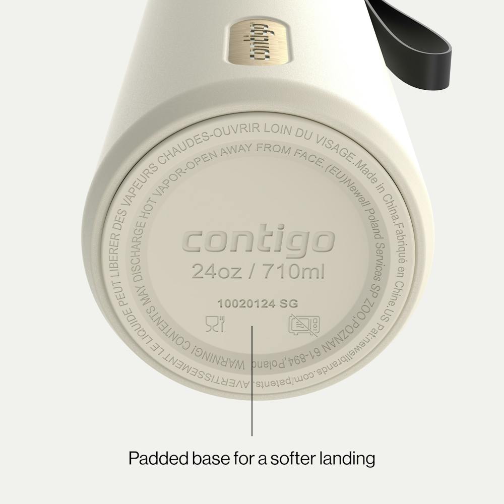 24 oz AutoSeal® Bottle - Oatmilk Champagne