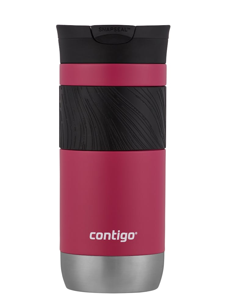 Contigo® Byron 2.0 Stainless Steel Travel Mug with SNAPSEAL™ Lid and Grip, 16oz - Dragon Fruit