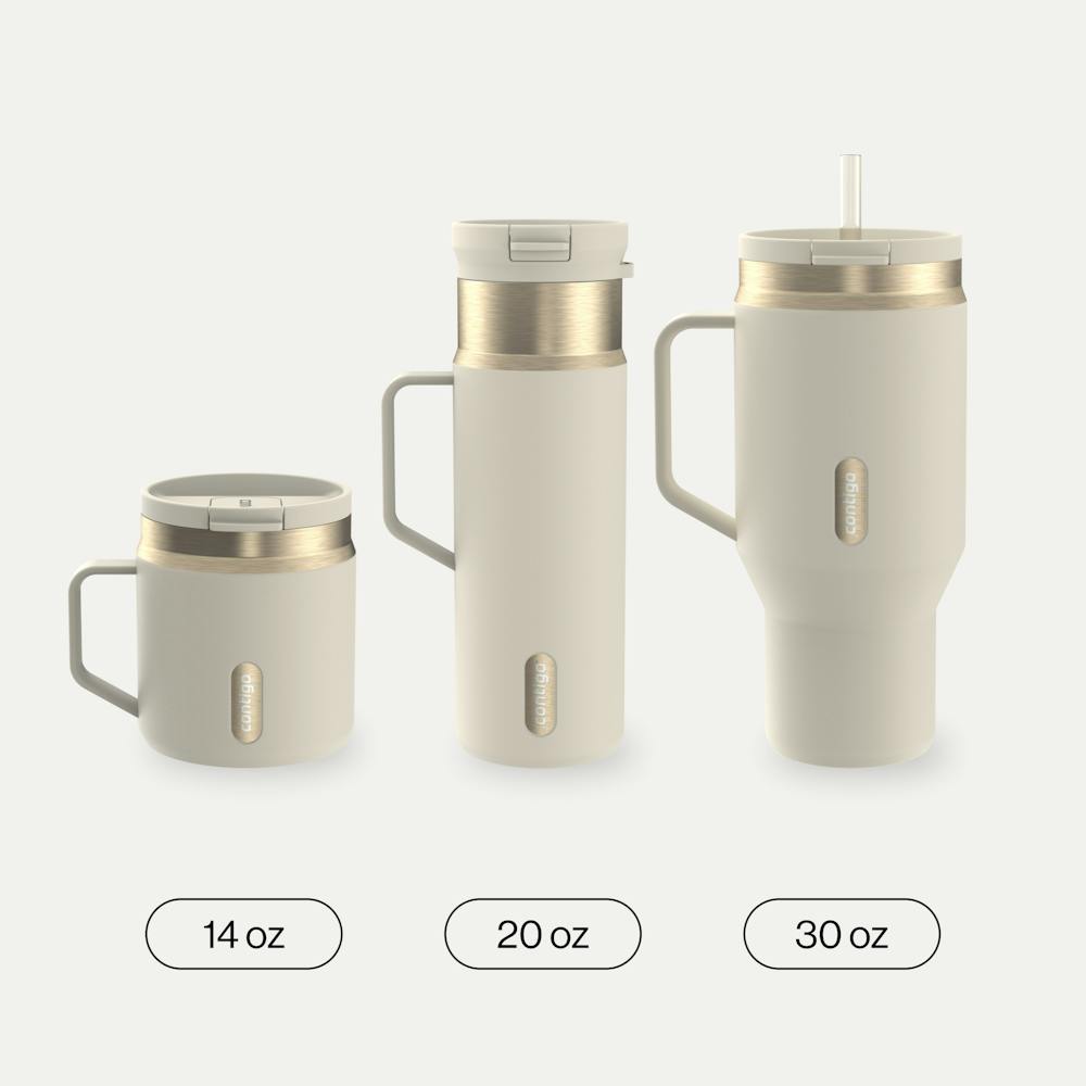 20 oz SnapSeal™ Bottle w/Handle - Oatmilk Champagne