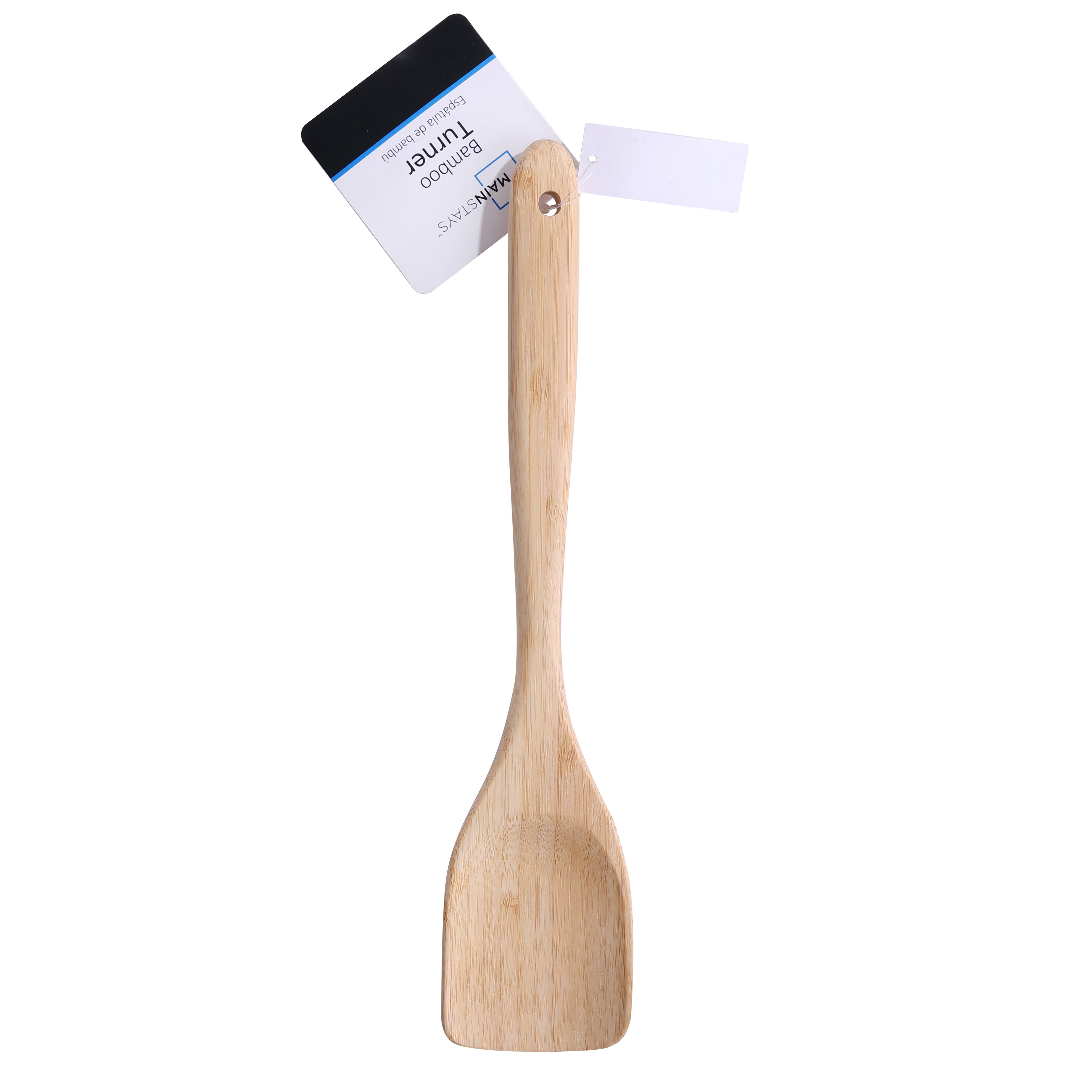 Bamboo Turner, Crafted , Cooking and Kitchen, 12.99 x 2.67 x 0.59 inch.