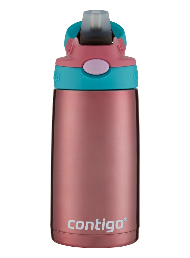 Contigo® Kids Straw Stainless Steel Water Bottle with AUTOSPOUT® Lid, 13oz - Punch