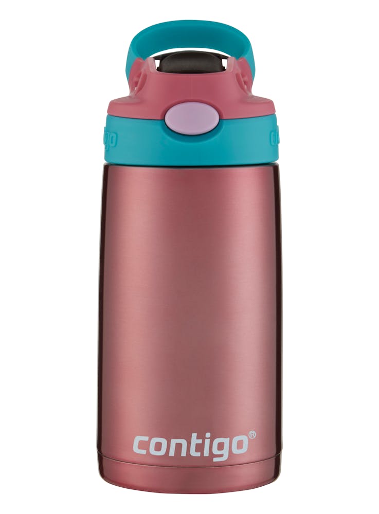 Contigo® Kids Straw Stainless Steel Water Bottle with AUTOSPOUT® Lid, 13oz - Punch