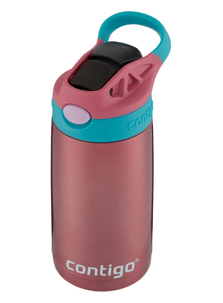 Contigo® Kids Straw Stainless Steel Water Bottle with AUTOSPOUT® Lid, 13oz - Punch