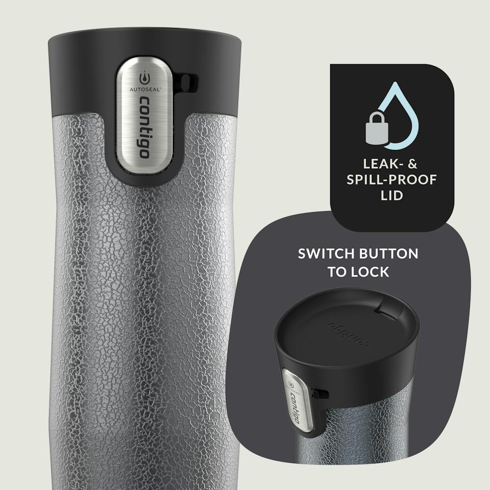 Contigo® West Loop 3.0 Stainless Steel Travel Mug with AUTOSEAL® Lid, 16oz - Crystal Sake