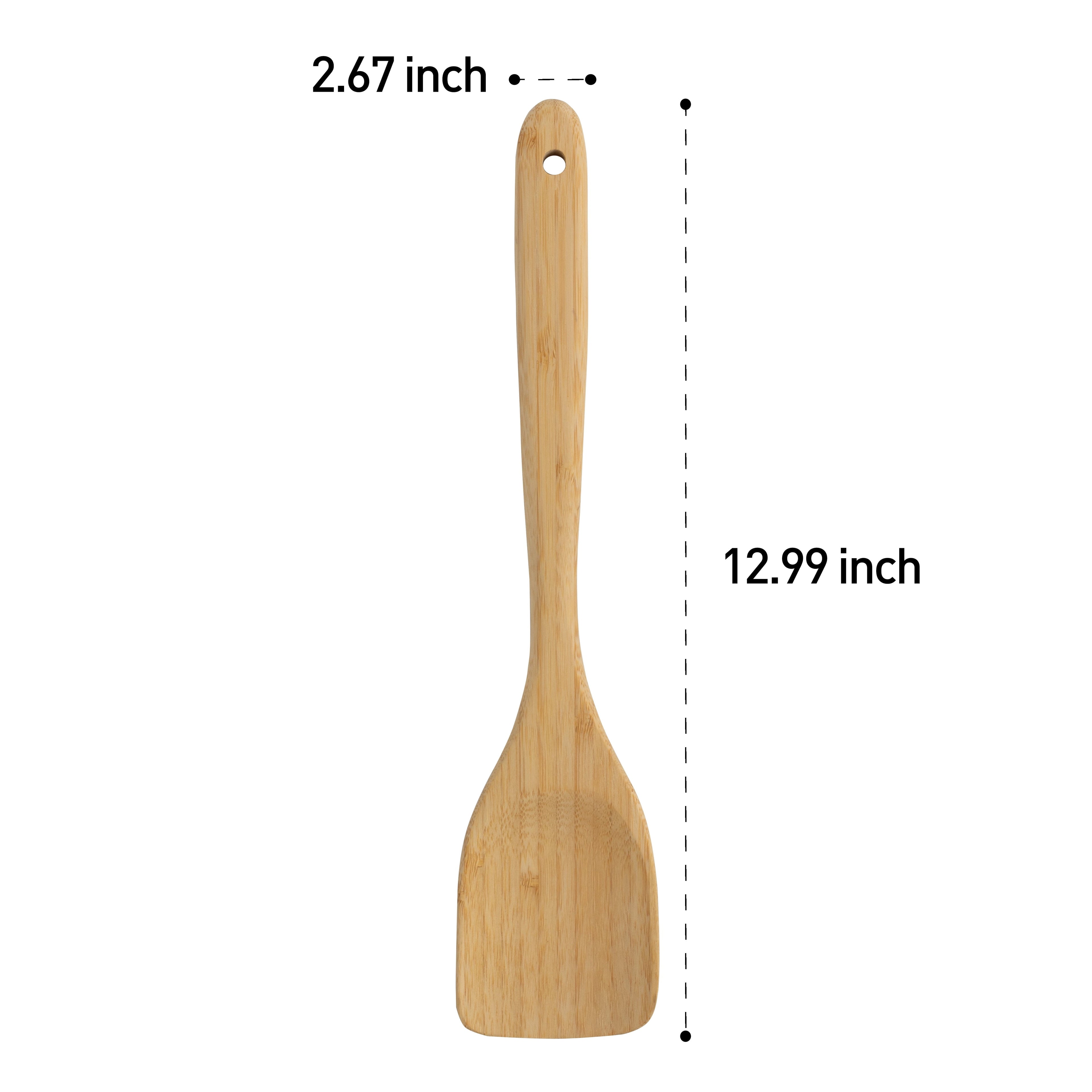 Bamboo Turner, Crafted , Cooking and Kitchen, 12.99 x 2.67 x 0.59 inch.