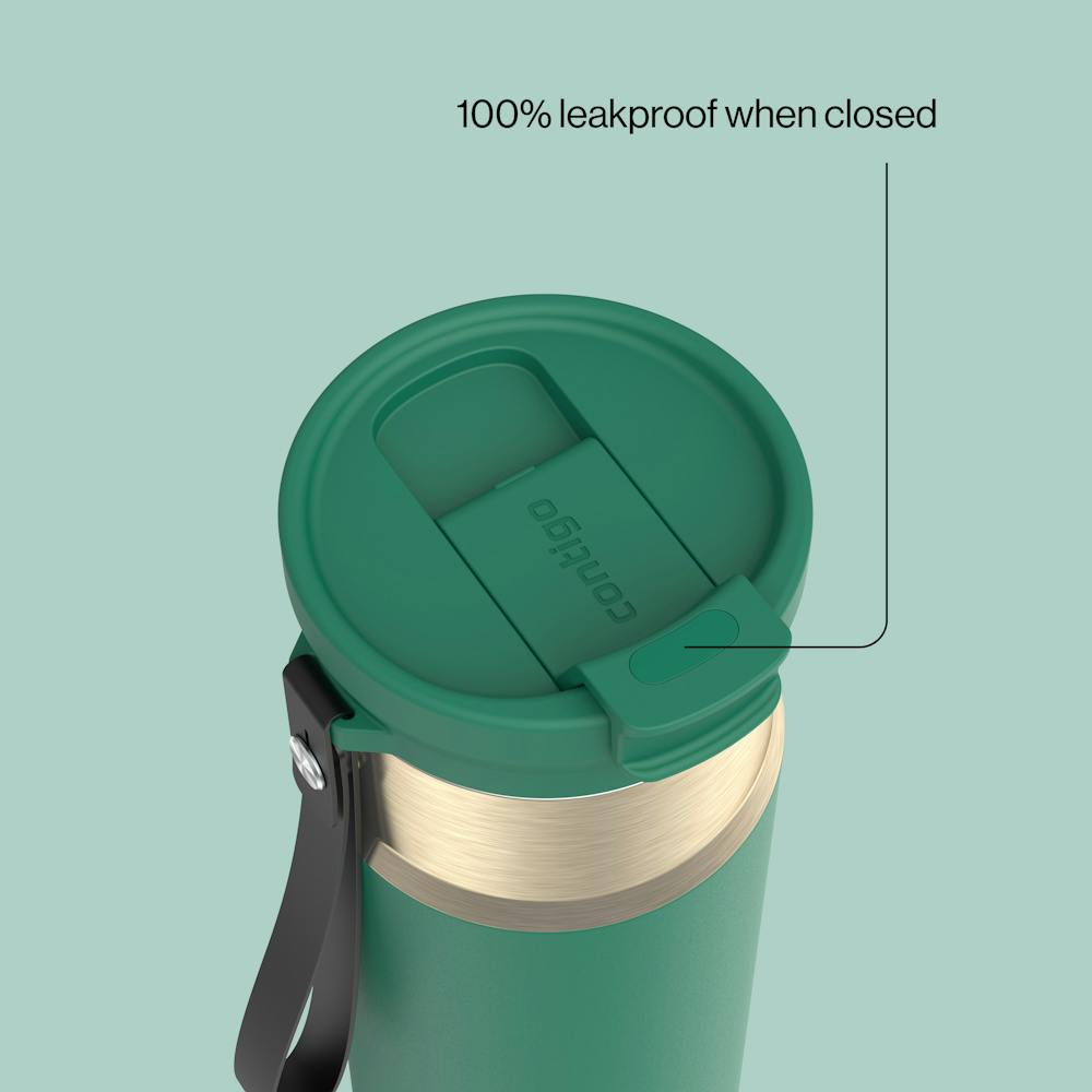 24oz DualSip Bottle - Dark Emerald Champagne