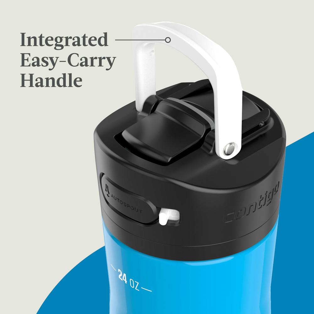 Contigo® Ashland Chill 2.0 Stainless Steel Water Bottle with AUTOSPOUT® Lid, 24 oz - Blue Poppy