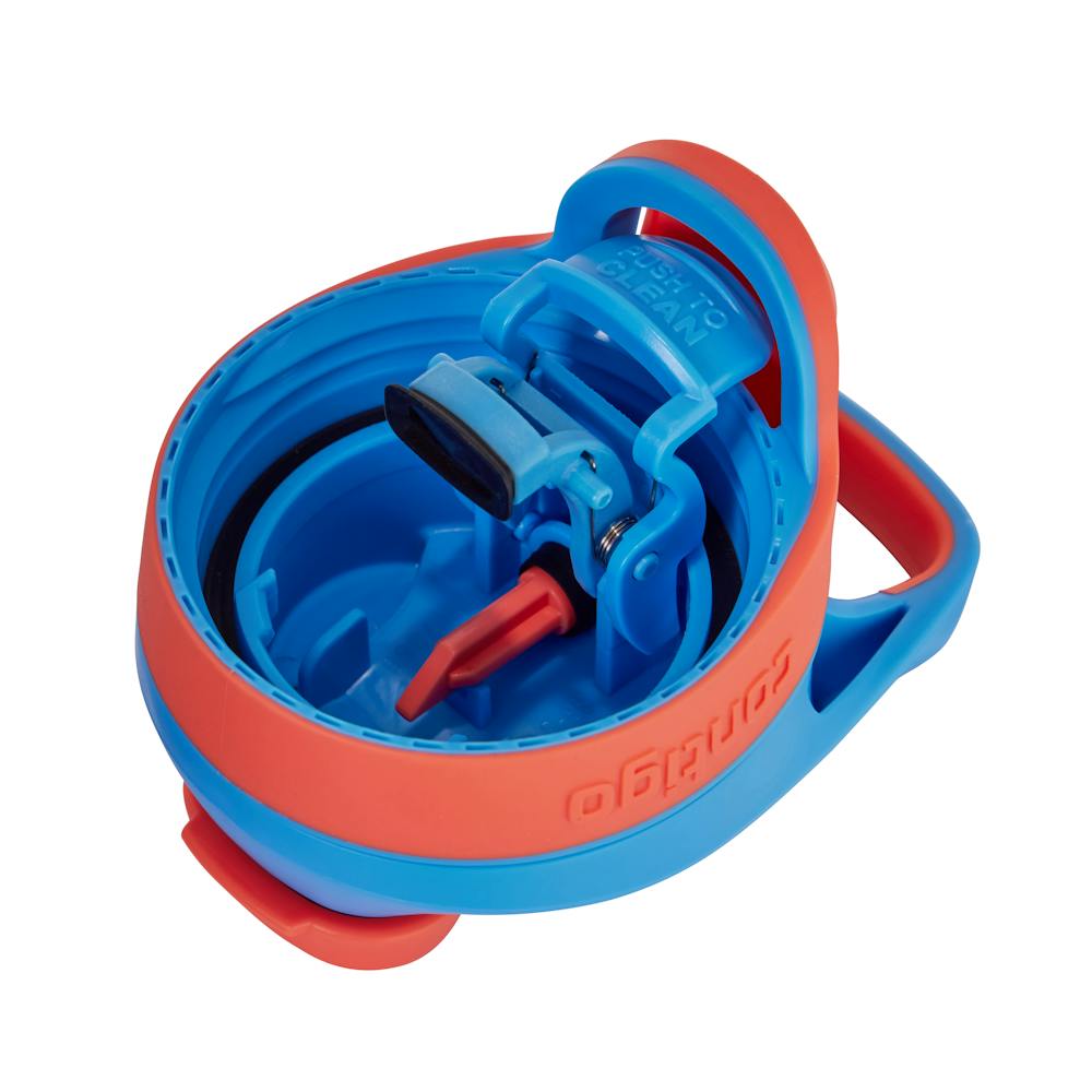 Contigo® Kids Casey Water Bottle with AUTOSEAL® Lid, 13oz - Blue Poppy with Coral