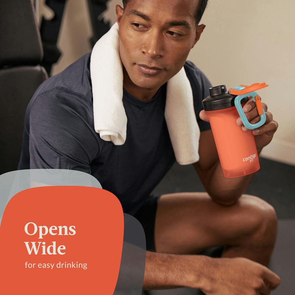 Contigo® Fit Shake & Go 2.0 Shaker Bottle, 20 fl oz. - Cayenne