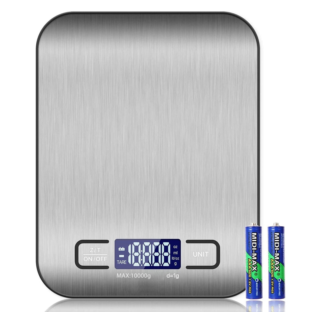 Digital Food Scale, 22lb Kitchen Scales Grams and Ounces for Weight Loss, Baking, Cooking, Keto and Meal Prep, with L...