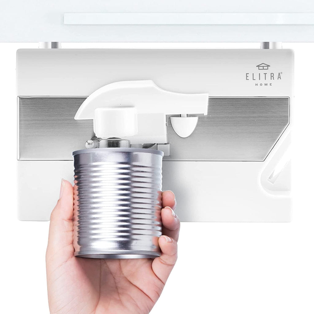 3 in 1 Under the Cabinet Electric Can Opener, Blade Sharpener, Bottle Opener, Under The Counter Mount, For Lar...