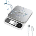 22 lb Food Kitchen Digital Scale with 0.05oz Precision Waterproof, Type-C Charging, Ounces and Grams for We...