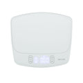 11lb Waterproof Digital Kitchen Scale and Food Scale for Baking, Cooking, Meal Prep and Portion Sizing White