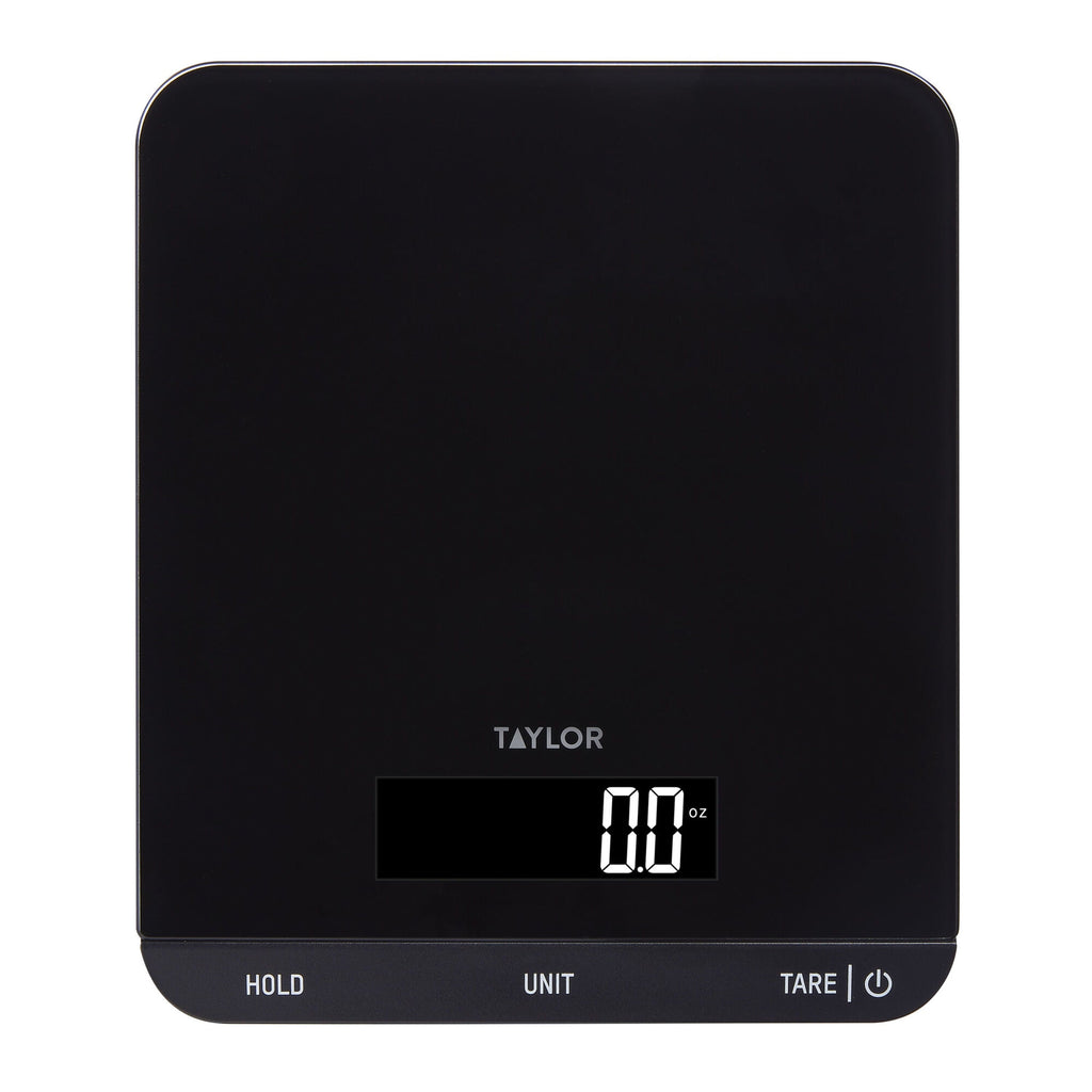 33 LB Kitchen Glass Digital Scales Black