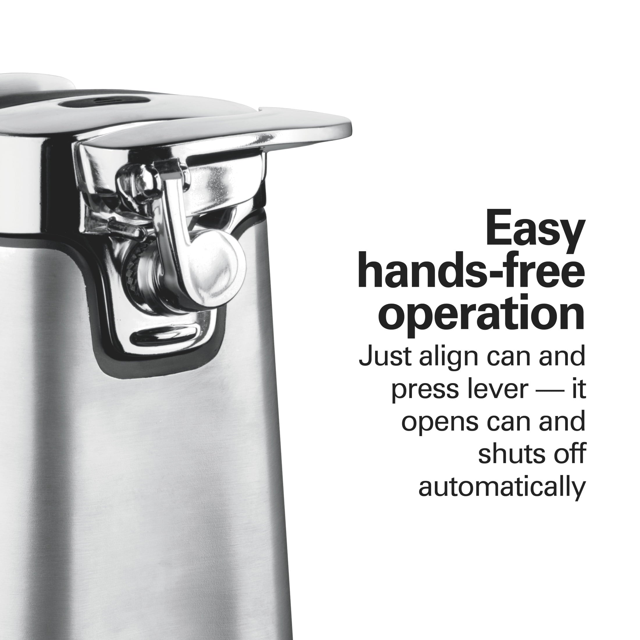 Automatic Electric Can Opener with Multi Tool, Stainless Steel