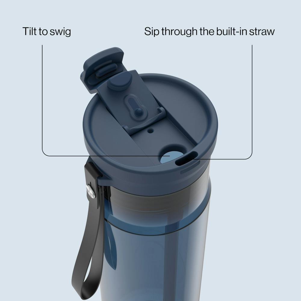 28oz DualSip Plastic Bottle - Abyss