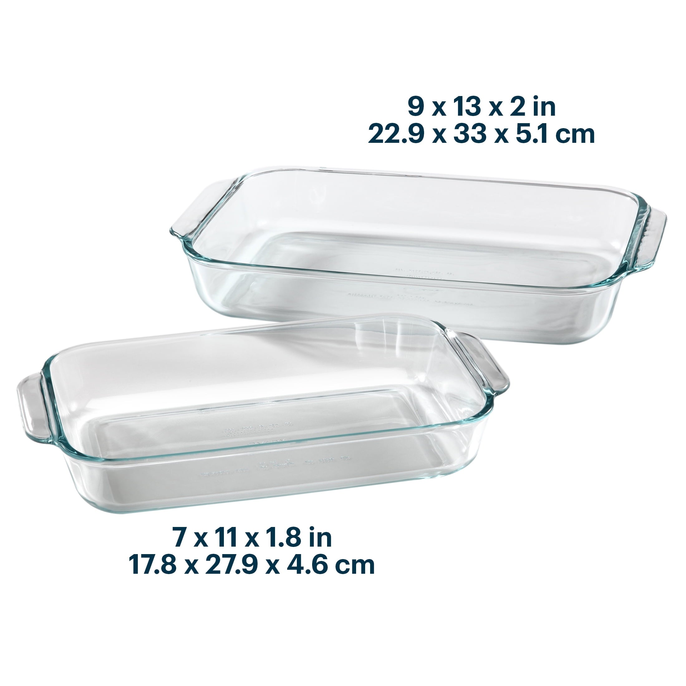 Basics 2 Piece Bakeware Value Pack, 3qt and 2qt Oblongs