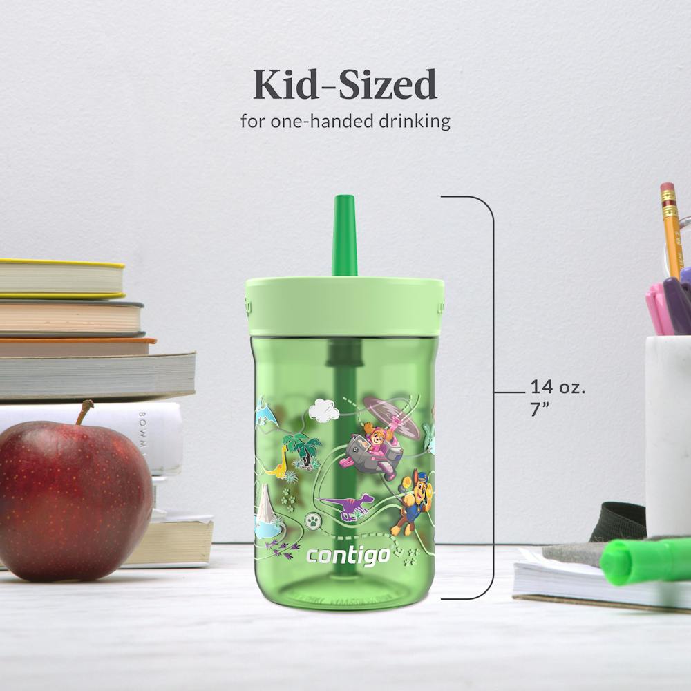 Kids Leighton Spill-Proof Tumbler with Straw, 14oz. - Dino Treks