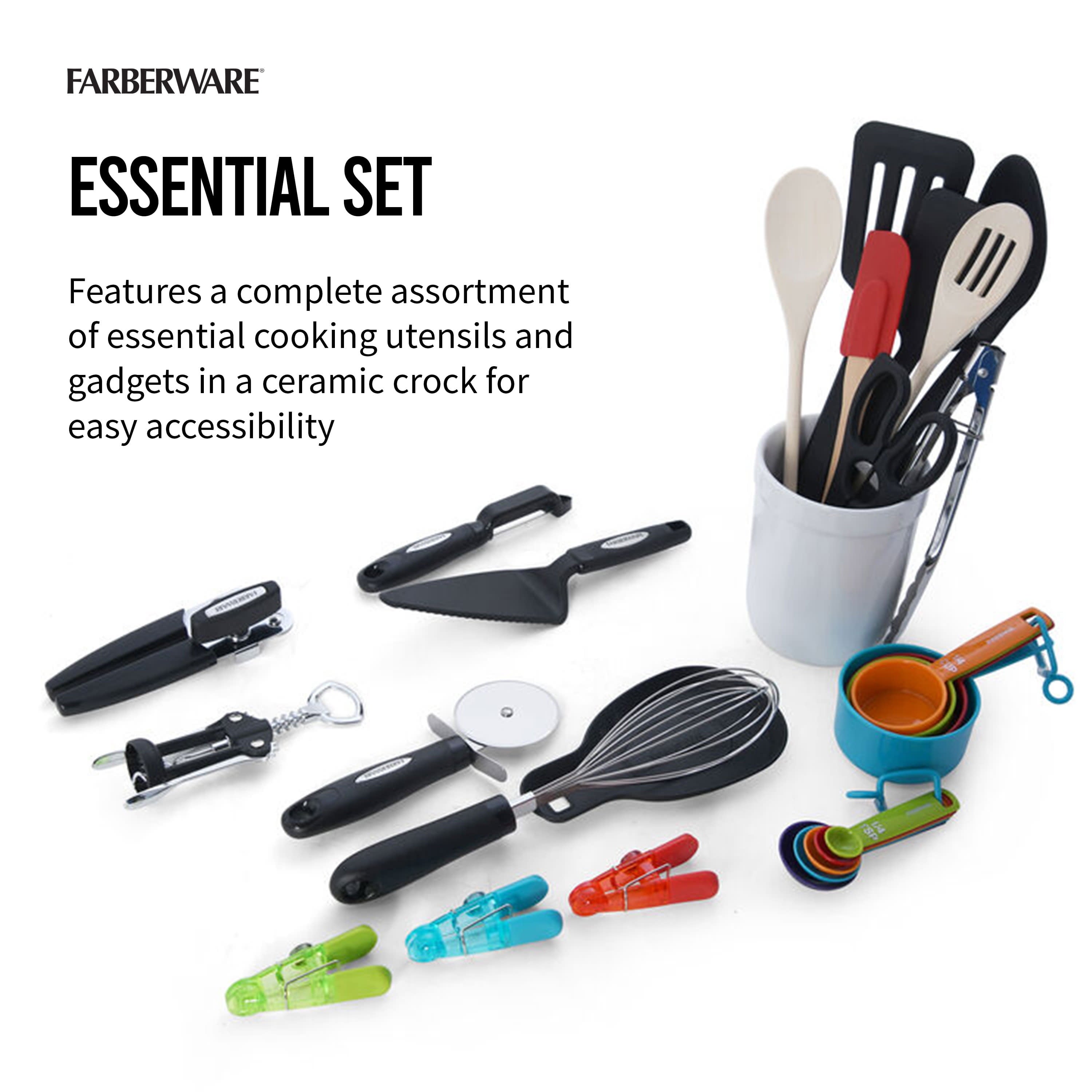 28-Piece Kitchen Utensil & Gadget Set, Multicolor