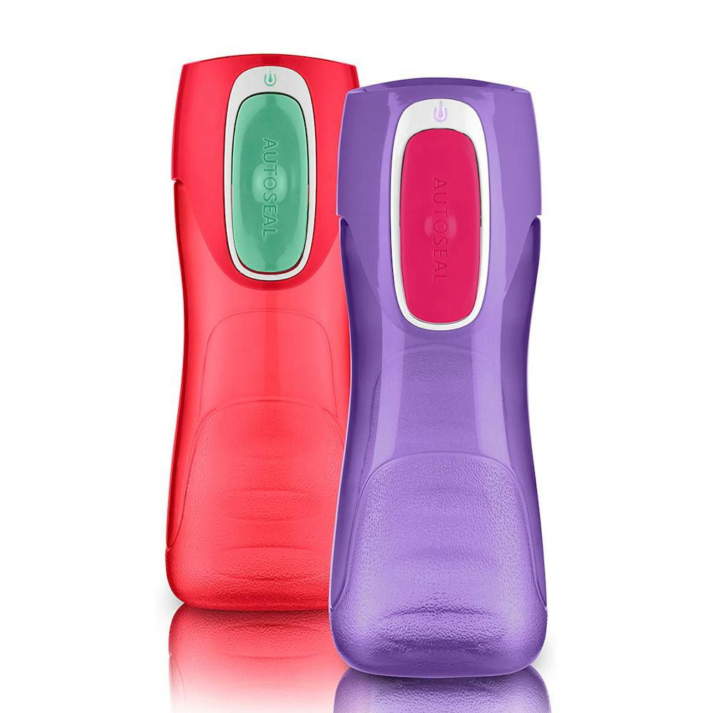 Contigo® Trekker Kids Water Bottle with AUTOSEAL® Lid, 14oz, 2-Pack - Sprinkles & Wink