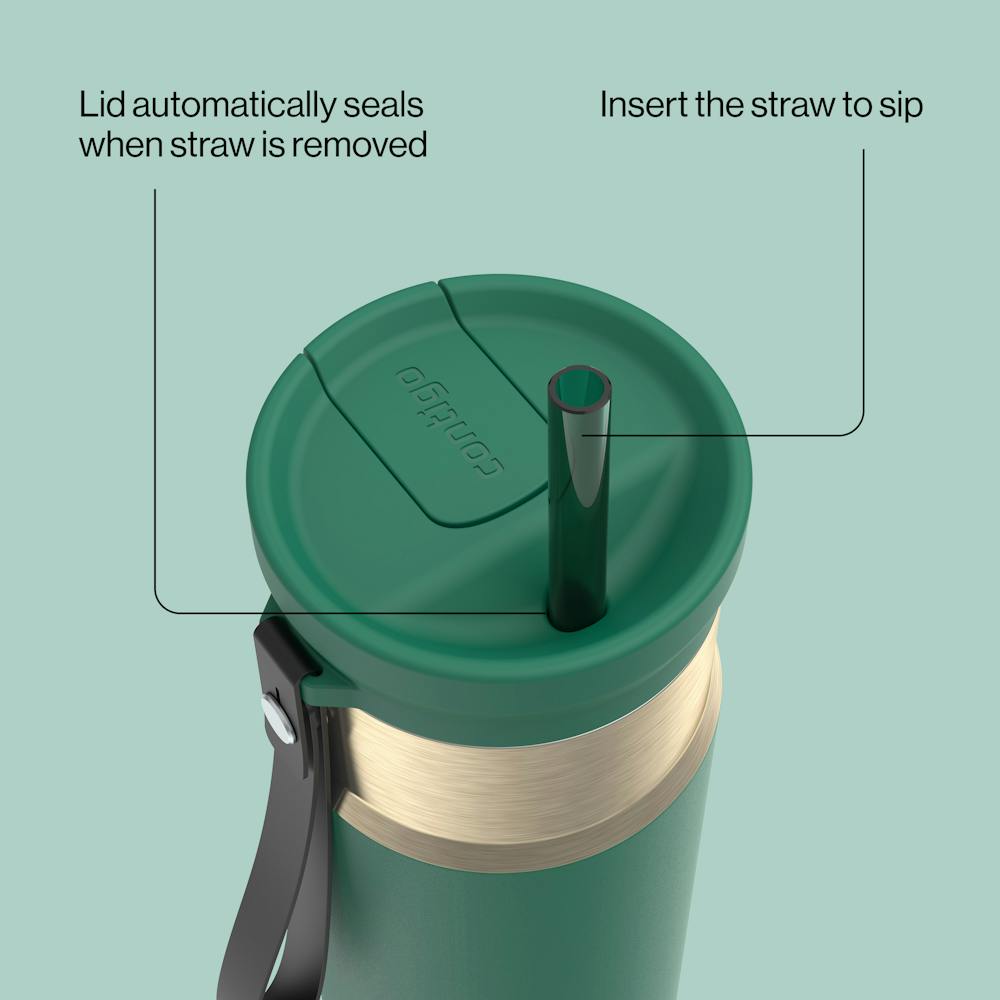 24oz SnapSeal™ Bottle - Dark Emerald Champagne