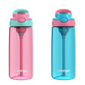 Aubrey Leak-Proof Spill-Proof Water Bottle, 20oz - Azalea Jade Vine & Blue Raspberry Azalea