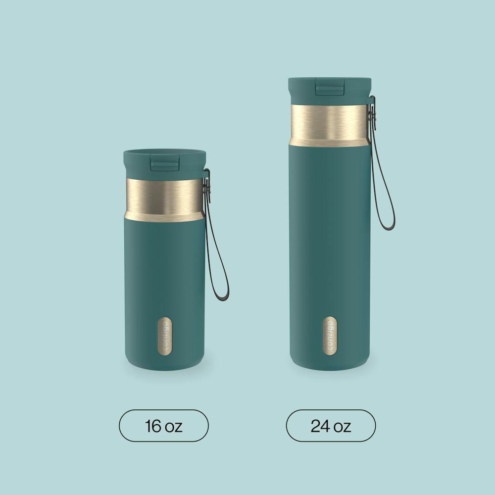24oz SnapSeal™ Bottle - Mineral Teal Champagne