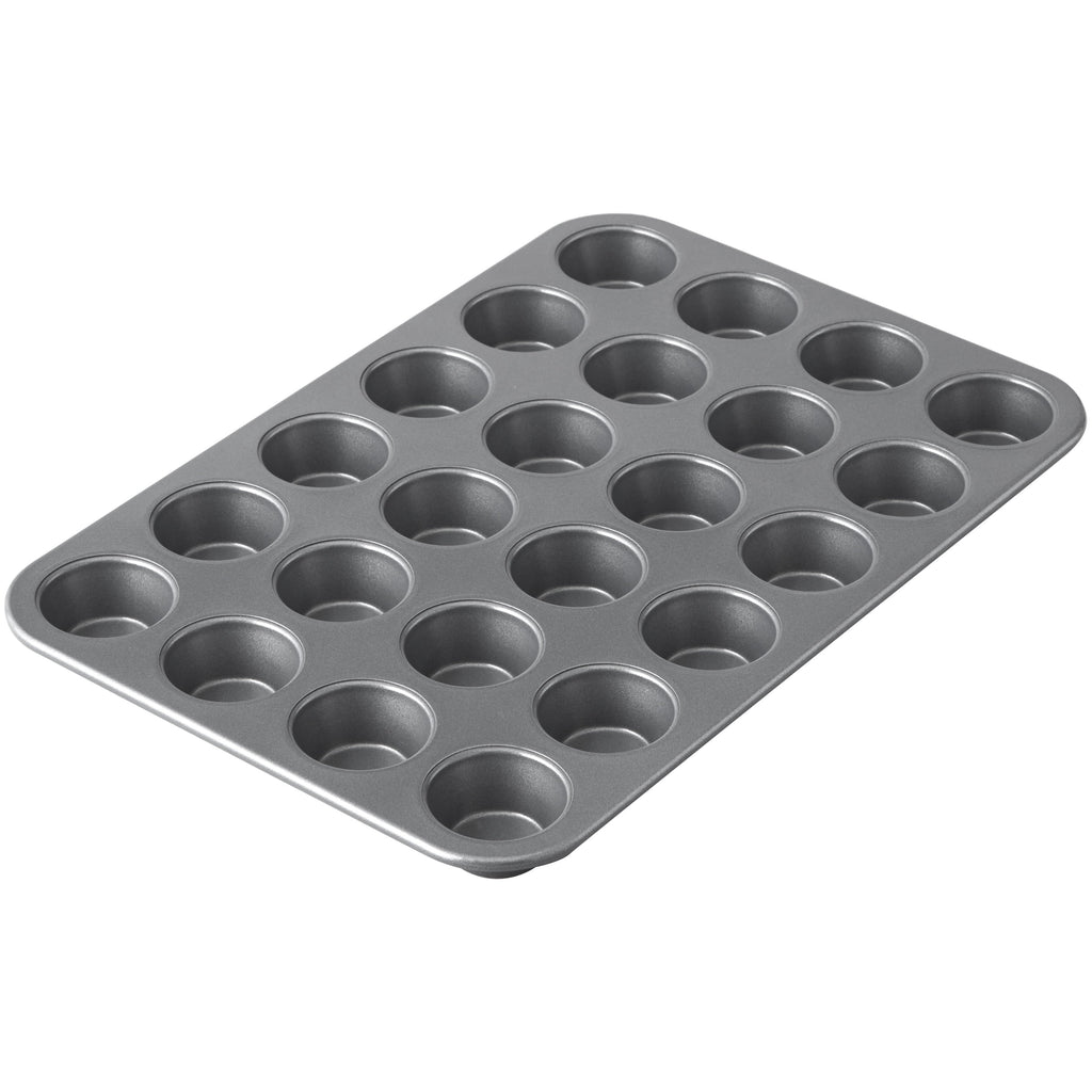 Everyday Non-Stick 24-Cup Mini Muffin Pan Cupcake Tin 14.65" x 9.9" x 0.8", Packaging May Vary