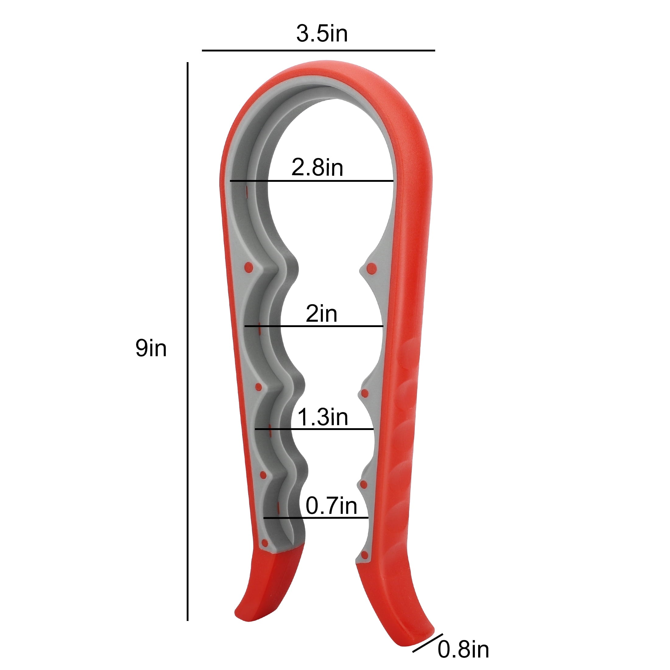Jar Opener, Non-Slip Bottle Opener for Seniors with Arthritis & Weak Hands
