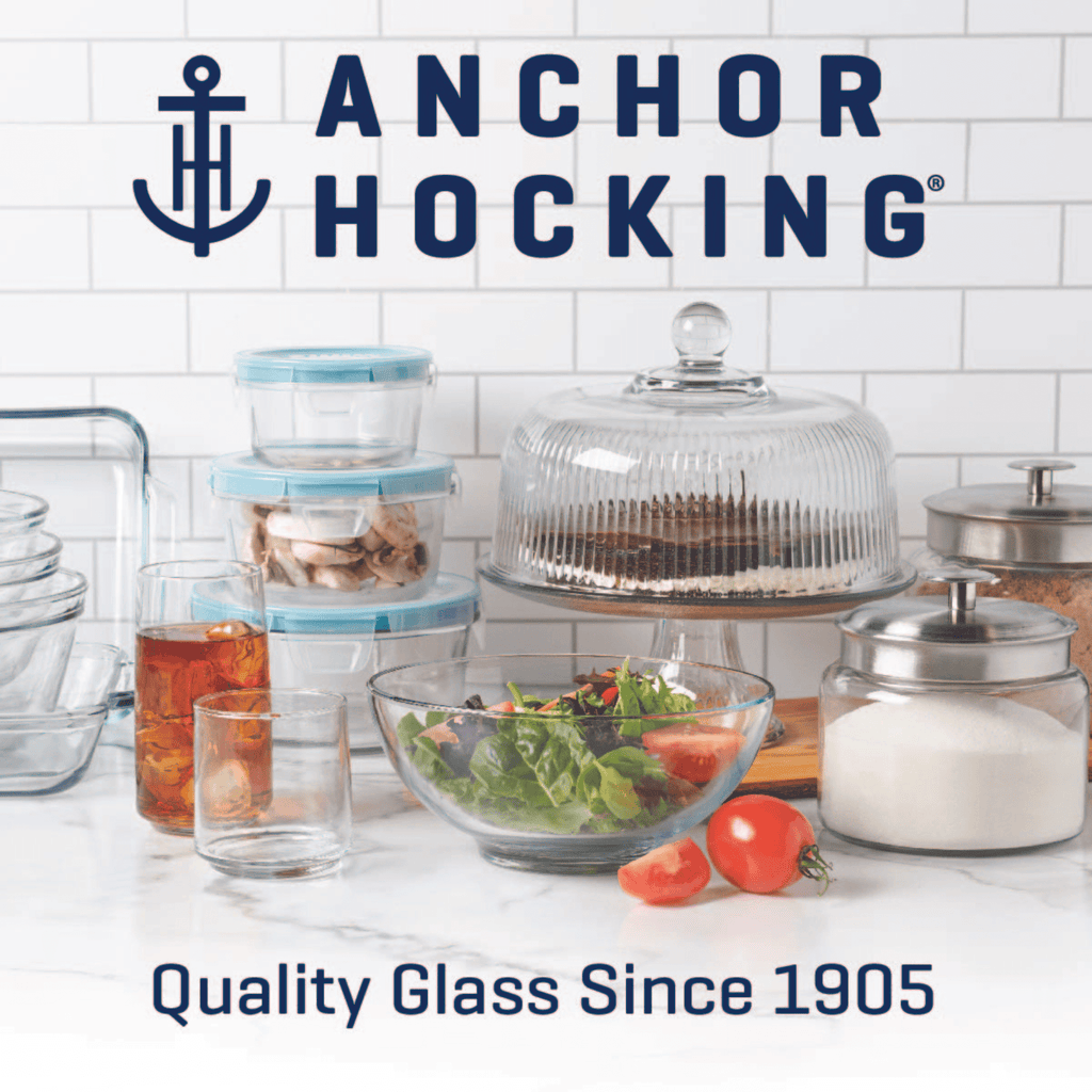 Glass Jar with Lid, 2 Gallon, Made for Pantry Jar Storage and Display