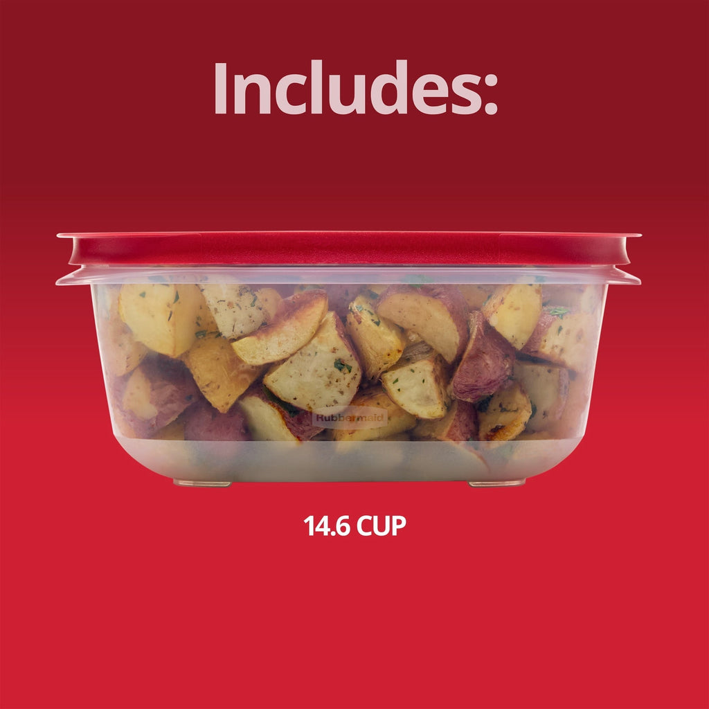14.66-Cup EasyStore Square Container, Food Storage Container, Food Storage Container with Lids