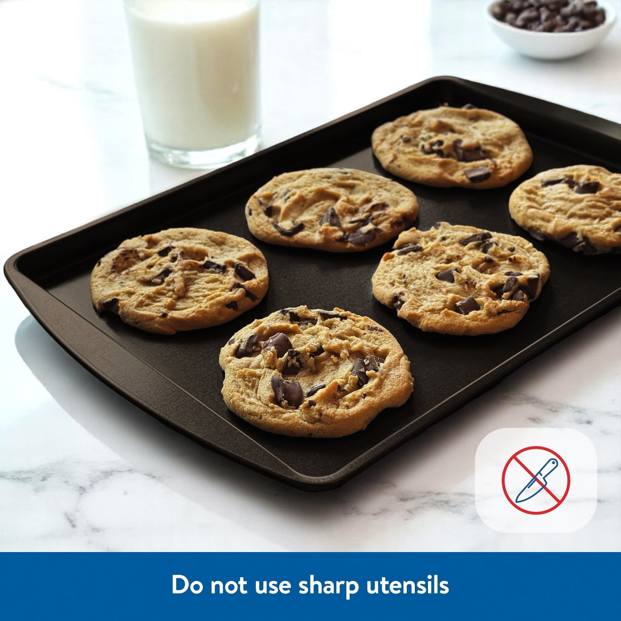 Non-Stick Small Cookie Sheet Bakeware Pan